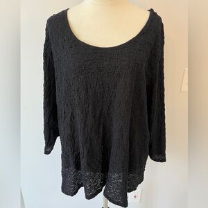 Women’s size 2X Jaclyn smith blouse blouse cotton nylon spandex